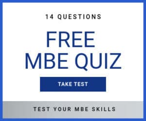 Free MBE Quiz