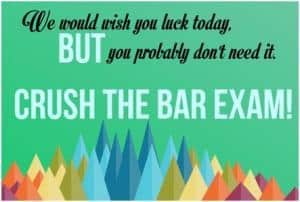 Crush the bar exam