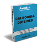 California Bar Exam Outline Book