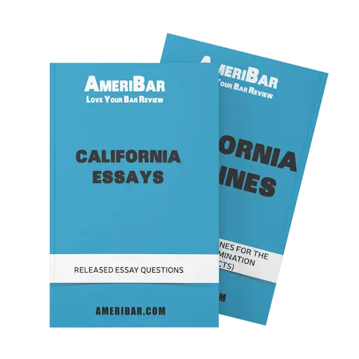 California Bar Review Course Books