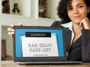awaii bar exam pass list