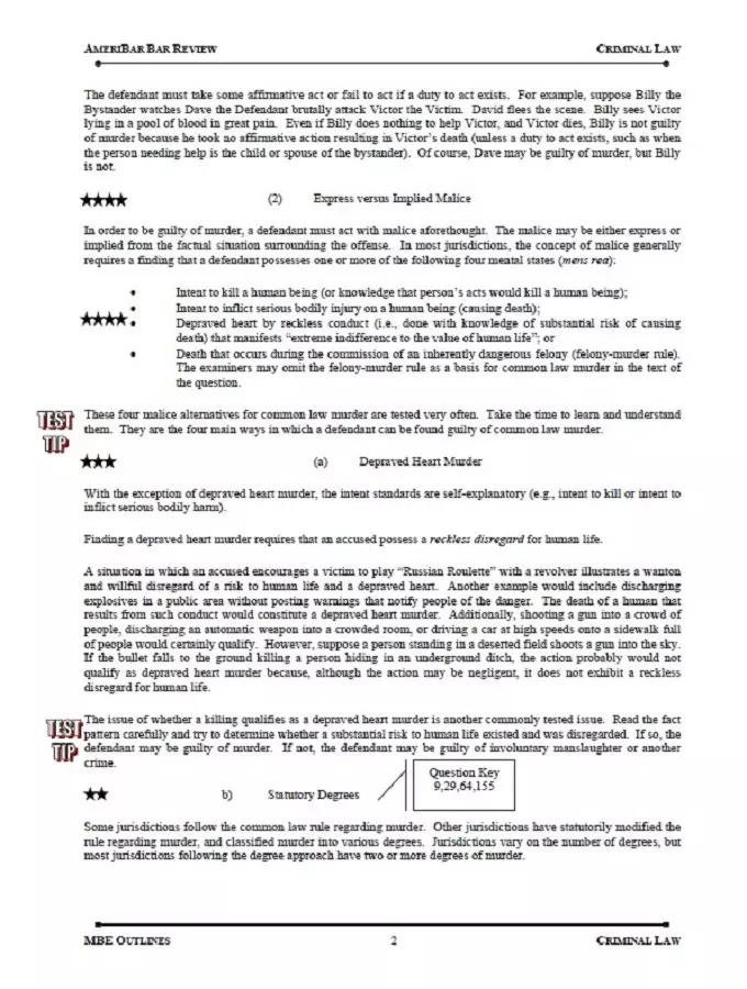 Uniform Bar Exam Course Outlines - AmeriBar
