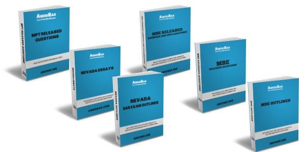 Nevada Bar Exam Course Books